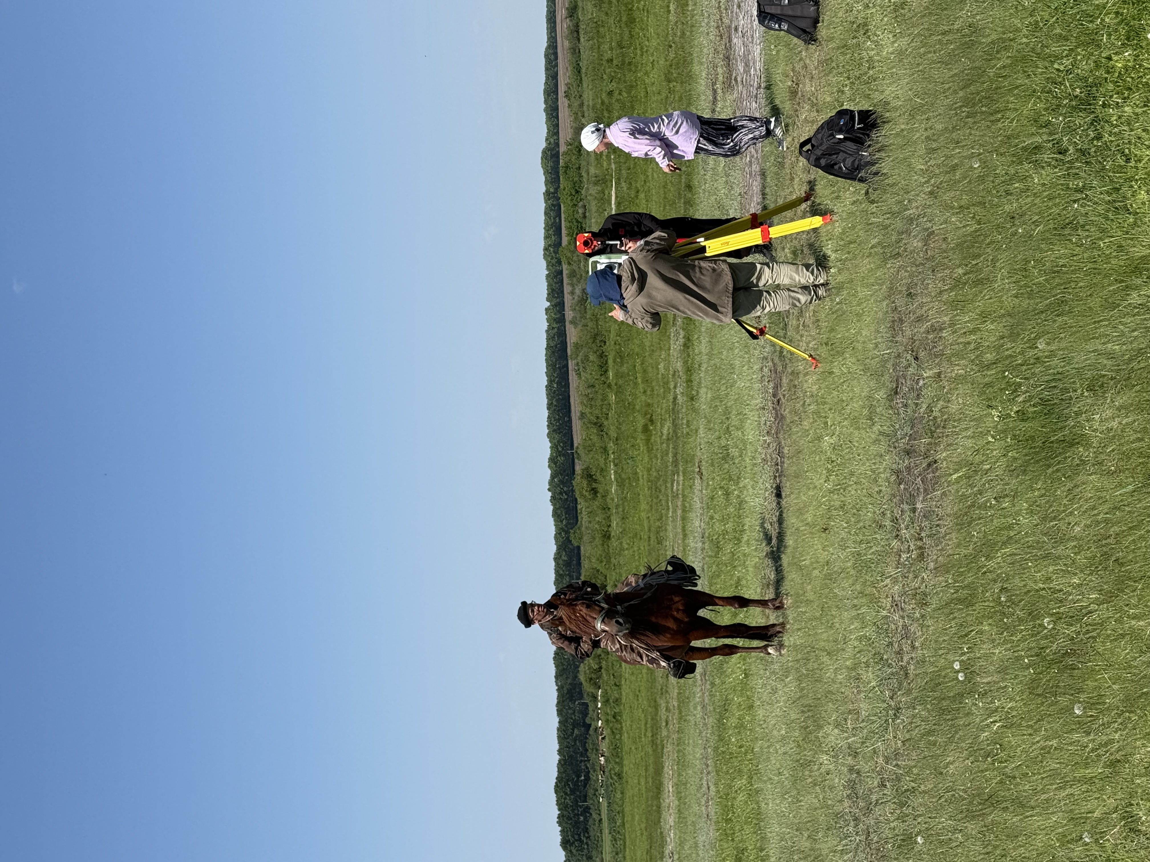 Surveying at Krasnyi Yar