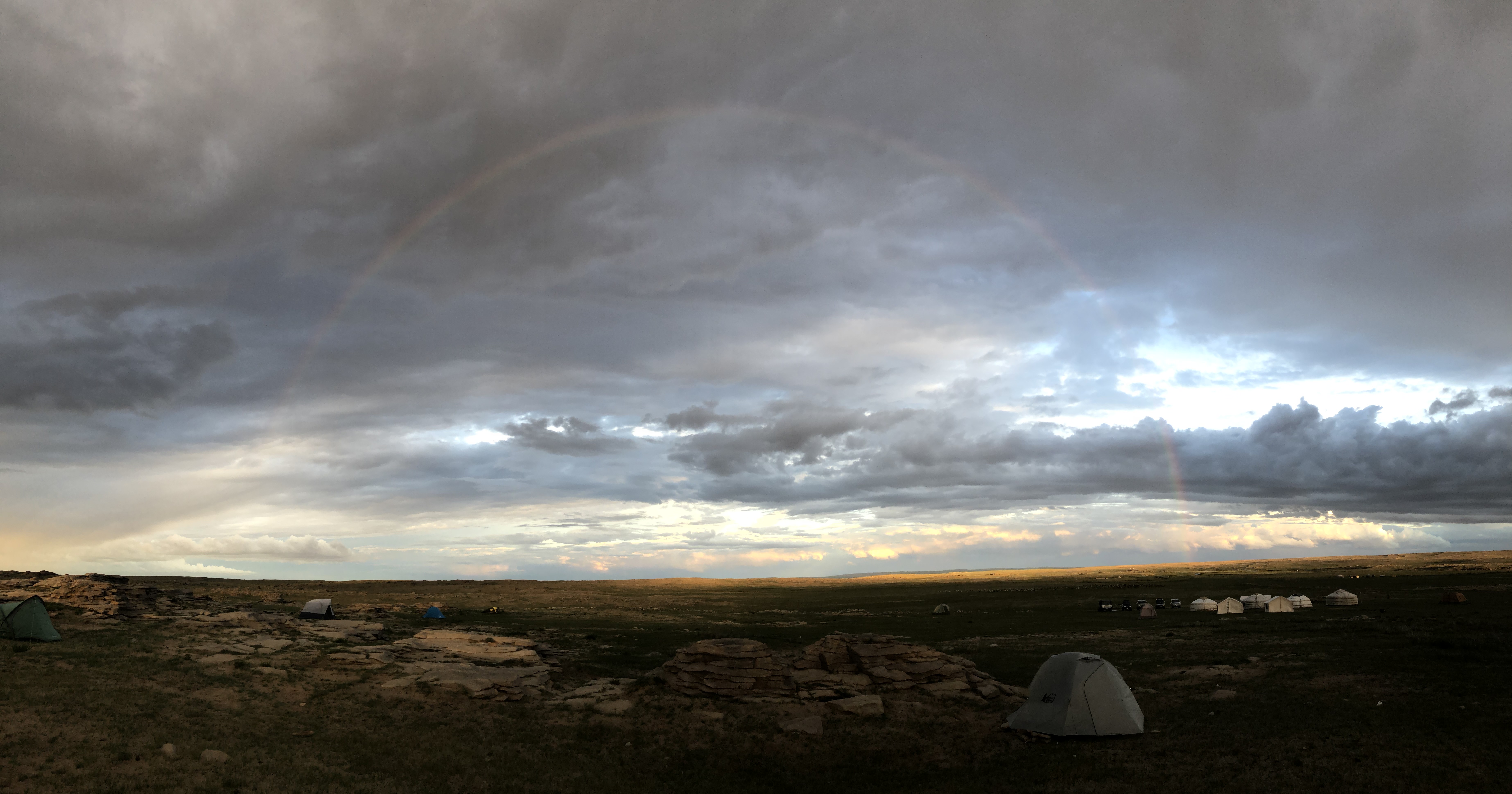 Camp in the Delgerkhaan Uul Valley